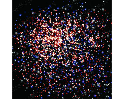Фейерверк РС6676 Звездный танец (0,8 х 120 залпов) Русская пиротехника