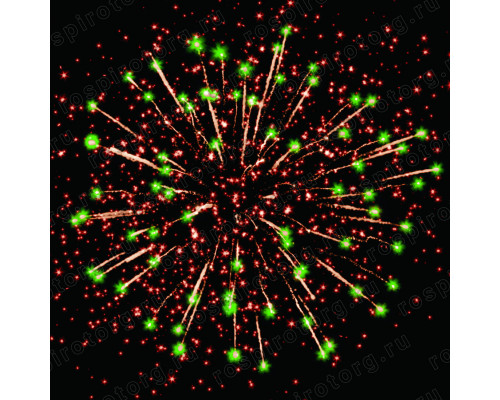Фейерверк РС6676 Звездный танец (0,8 х 120 залпов) Русская пиротехника